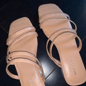Nude Marc Fisher sandals